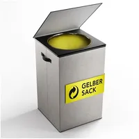 Newhabitat Müllsackständer Gelber Sack Ständer 70L – Gelber Sack