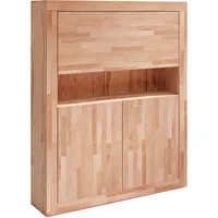 Home Affaire Sekretär »Logo« mit viel Stauraum, teilmassiv, beige