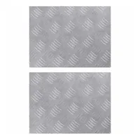 VidaXL Aluminium-Riffelbleche 2 Stk. Rutschfest 40x30 cm Aluminium