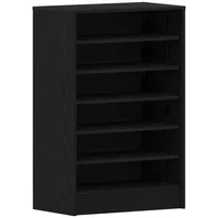 VidaXL - Schuhschrank Schwarze Eiche 60 x 35 x