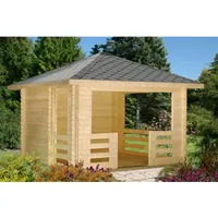 Palmako Pavillon Julie 10,5 m2 - 28 mm weiß