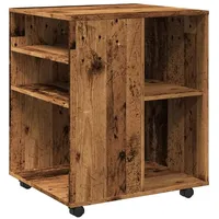 VidaXL Rollschrank Altholz-Optik 60x53x72 cm braun