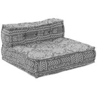 VidaXL Sitzpuff Modular Hellgrau 70x70x54 Stoff