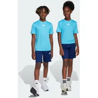 Adidas Train Essentials 3-Streifen Set Kinder Jogginganzug, türkis -