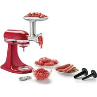 KitchenAid 5KSMMGA Ganzmetall Fleischwolf Zubehör für die Küchenmaschinen, Metall,