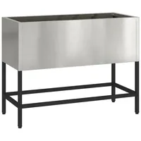 VidaXL | Hochbeet 60x26x45 cm Edelstahl