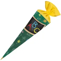 NESTLER Schultüte 70cm groß rund ABC Schulanfang - Einschulung