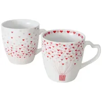 Boltze Tassen für Verliebte Sherine 0,48 l Rot 2
