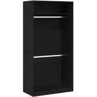 VidaXL Eichenkleiderschrank 100x50x200 cm schwarz