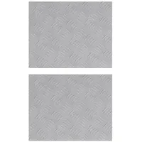 VidaXL Aluminium-Riffelbleche 2 Stk. Rutschfest 50x40 cm