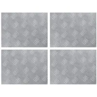 VidaXL Aluminium-Riffelbleche 4 Stk. Rutschfest 40x30 cm