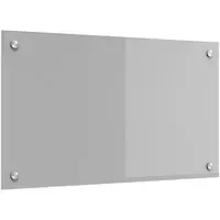 VidaXL Küchenrückwand Hellgrau 70 x 40 cm Gehärtetes Glas,
