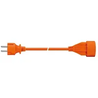 Perel VERLÄNGERUNGSKABEL - 20 m - ORANGE - STECKER-TYP