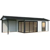 Palmako Amanda 8,73 x 3,00 m Weiß-Anthrazit