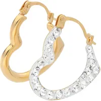 VIVANCE Creolen Herz goldfarben 375