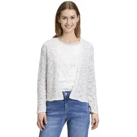 Cartoon Strick-Cardigan mit Struktur in Blau/Weiß | Gr.: 42