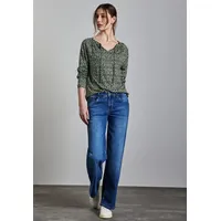 STREET ONE Bedrucktes Raglan Shirt Sweatshirt Grün 38