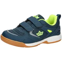 LICO Unisex Kinder Siro V Hallenturnschuhe, Petrol Lemon, 36