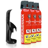 Xenotec Premium Feuerlöschspray – 3 x 750ml – Wandhalter