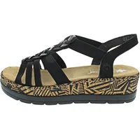 Rieker Sandale schwarz, | Gr.: 42
