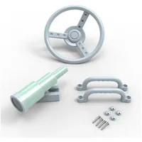 OUTDOORTOYS Abenteuerset mit Lenkrad & Teleskop & Haltegriffe in