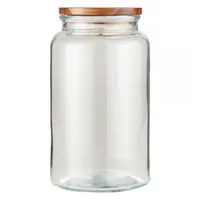 Ib laursen [A] Glaskrug m/Holzdeckel 3750 ml