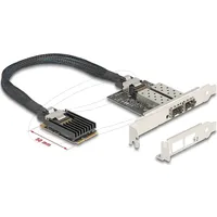 DeLock Mini PCIe I/O full size 2 x SFP