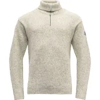 Devold Nansen Wool Zip Neck grey melange L