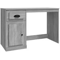 VidaXL Schreibtisch mit Schublade Grau Sonoma 115x50x75cm