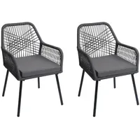 Mendler HWC-O12 Gartenstuhl 54 x 54 x 81 cm