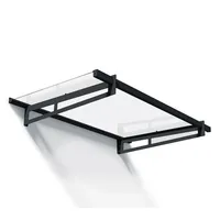 CANOPIA Palram - Canopia Vordach Eifel 1500 Anthrazit 93x150x19