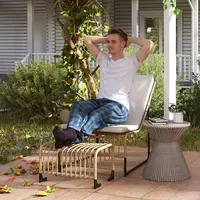 Outsunny Rattan Relaxsessel 93 x 93 x 80 cm