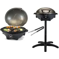 Tristar Kugelgrill mit Stativ - elektrischer Tischgrill mit Grillzange,