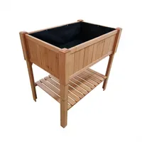 Coemo Hochbeet 120 x 60 x 90 cm Braun