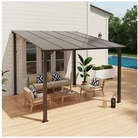 Joivi Pergola Pergola 3x4m Terrassenüberdachung, Carport mit Sonnendach, (Pavallon