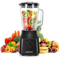 Aigostar + Standmixer und Smoothie Maker, 1.5 Liter, Glasbehälter,