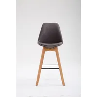 CLP Barhocker Metz Kunstleder braun/natura