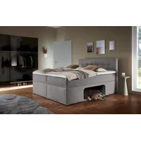 Home Affaire Boxbett HOME AFFAIRE "Carolin", grau (taupe), B:182cm