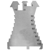 Stubai Zeichenschablone Anreißschablone Fiechtl 1,3 mm gehärtet 140x100 mm