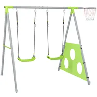 Aiyaplay Schaukelgestell Grün, Metall, 180x238 cm, Outdoor Spielzeug