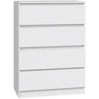 Selsey Malwa - Kommode mit vier Schubladen, weiß, 70