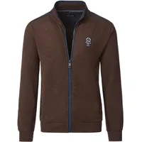 CasaModa Sweatjacke in braun, | Gr.: 3XL