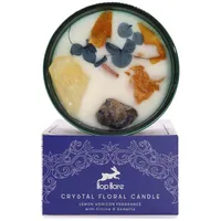 Ancient Wisdom Magische Kerze mit Blumen und Edelsteinen Hop