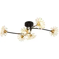 GLOBO Fiore 6 G9 gold, schwarz