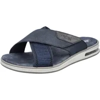 Rieker Herren 29083 Pantolette, Blau, 44 EU