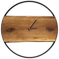 Holz4home® Rustikale Wanduhr 58 cm 58 beige