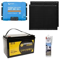 A-TroniX Solaranlage Wohnmobil 440W mit 120Ah Batterie und Victron