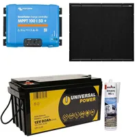 A-TroniX Solaranlage Wohnmobil 440W mit 80Ah Batterie und Victron