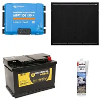 A-TroniX Solaranlage Wohnmobil 440W mit 100Ah Batterie und Victron