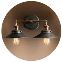 EDM Vintage Doppelwandlampe E27 60w - Grey / Gold